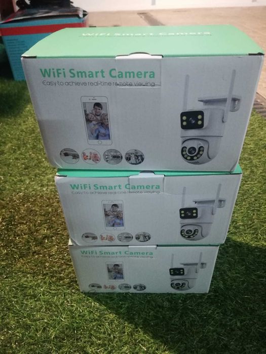 Câmara de Vigilância IP Wifi ou por cabo  Exterior rotativa e fixa