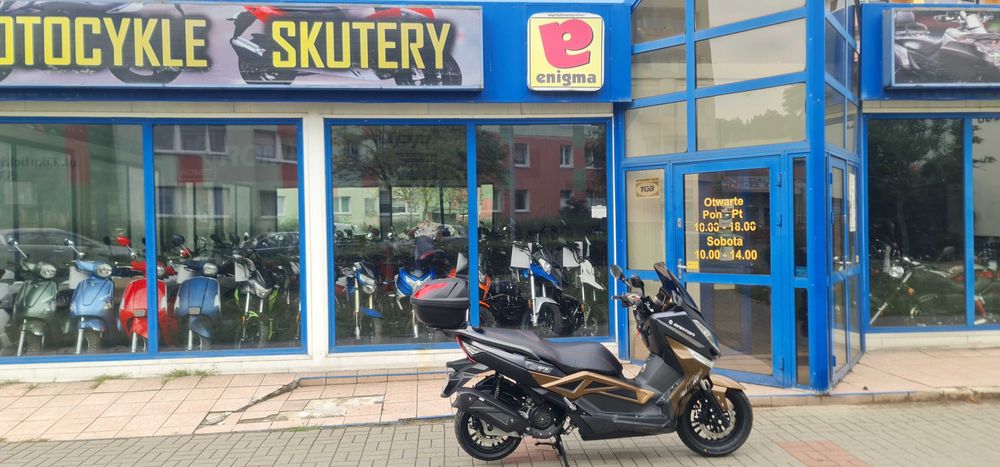 BARTON B MAX 125! Maxi skuter! Ledy! KUFER!Gwarancja 24m!Serwis! Raty!Dowóz!