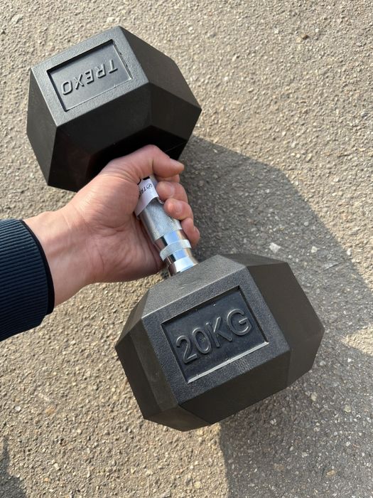 Гантеля 20 кг гексагональная шестигранные