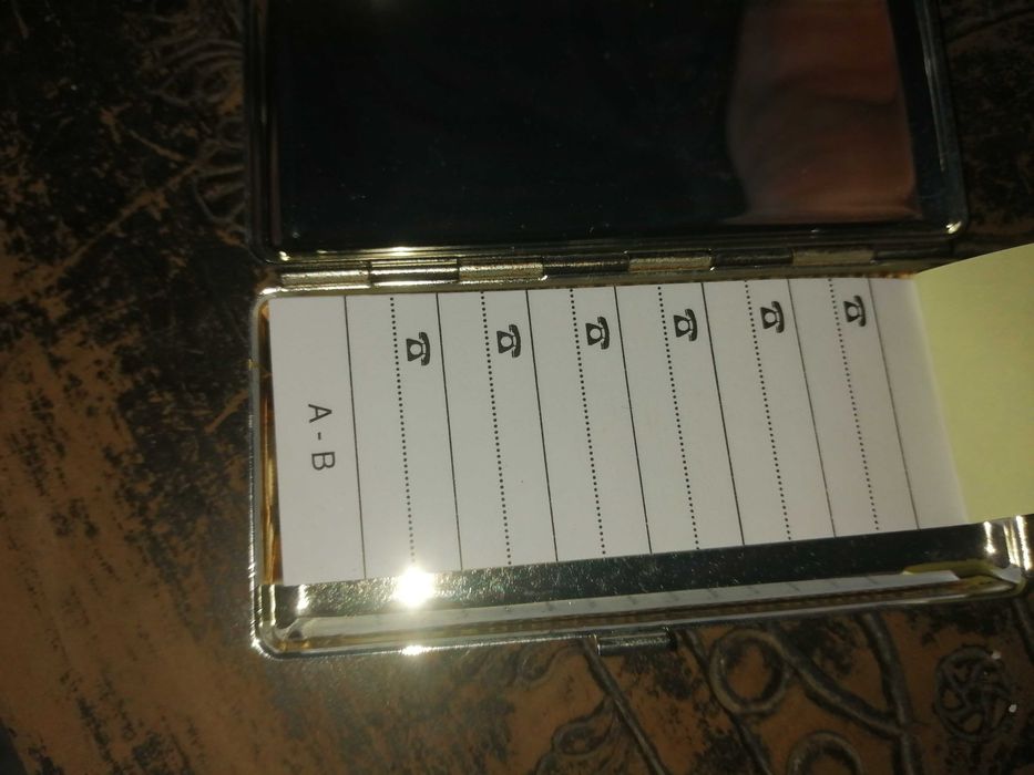 agenda telefonica de bolso , vintage , ver fotos