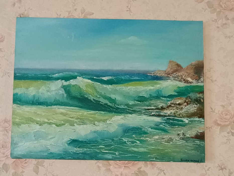 Картина олійні фарби полотно море