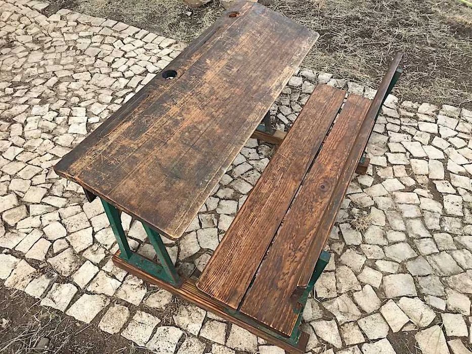 Banco da velha escola