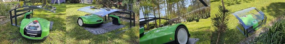 daszek garaż do robota koszącego poliwęglan UV Białystok