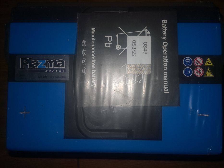 Акумулятор автомобільний Plazma Expert 6СТ-60 Євро