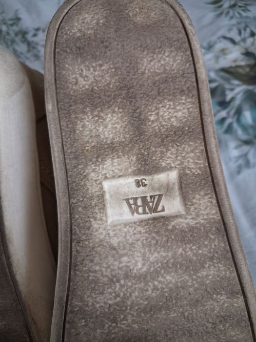 Buty trampki zara beż beżowe