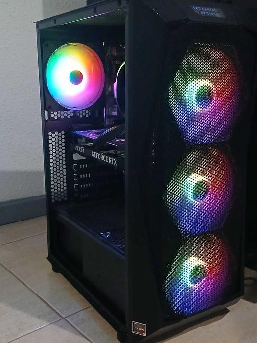 Pc/Torre Gaming RTX 4060TI 16GB, Ryzen 5 4500, 32GB memoria M2ssd 512