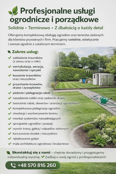 Kompleksowe Usługi ogrodnicze