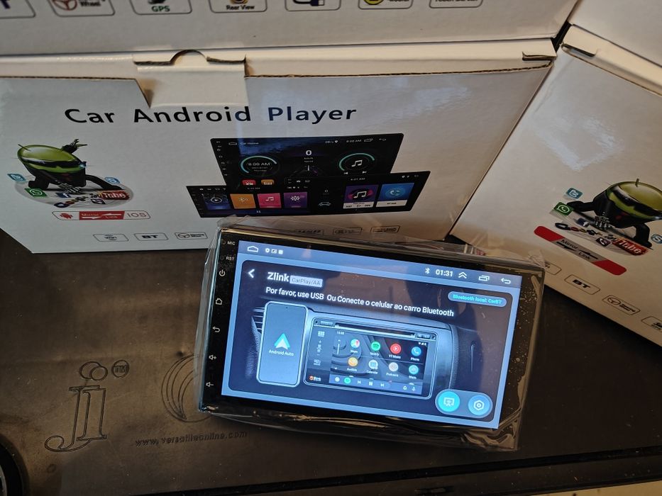 Rádio 2 DIN Renault Megane 2 + Android + 4 + 32 GB + Carplay + GPS