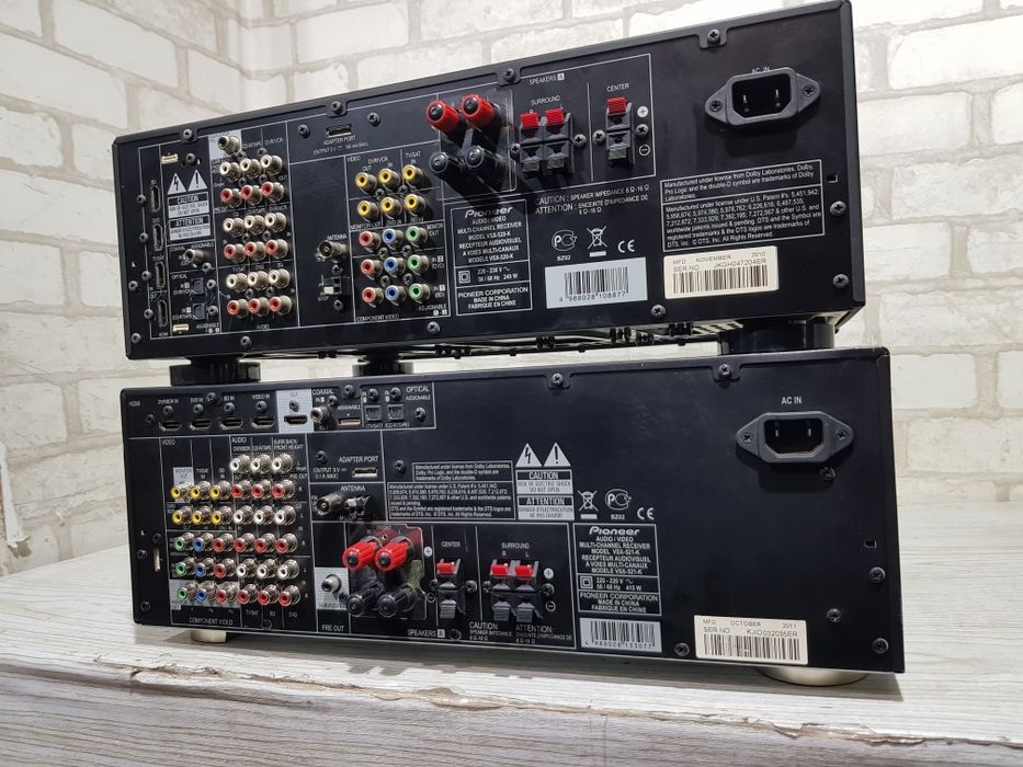 5.1 AV ресивер PIONEER VSX-520+2/,521+2/ 5* 130 Вт, HDMI, 3D, б/у з Ні