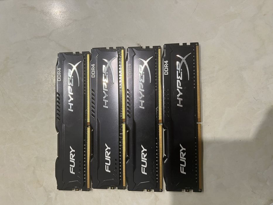 Оперативна пам’ять HyperX Fury Black DDR4 32 GB (4х8 GB) 2666 MHz
