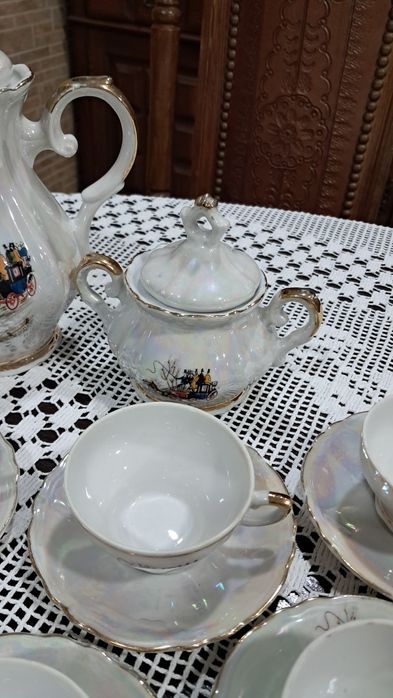 Serviço de chá antigo