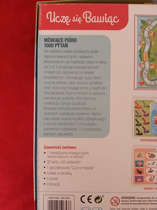 Mówiące pióro gra edukacyjna