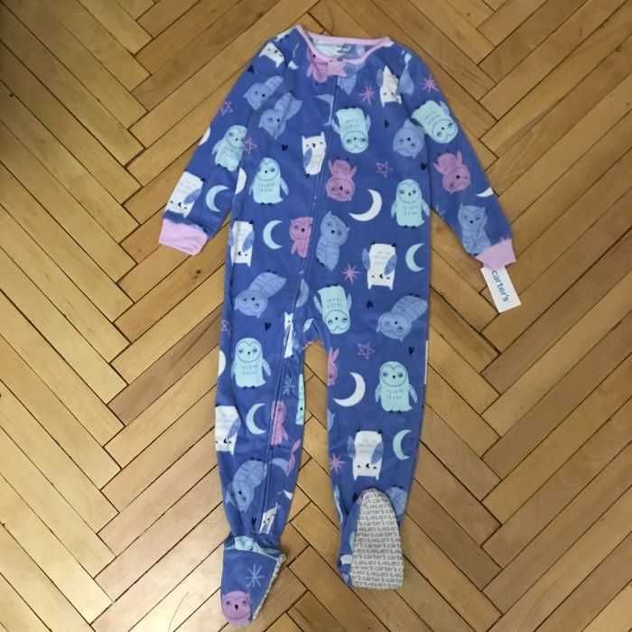 Флісова піжама сліп ромпер пижама Carters 3, 4, 5, 6, 7