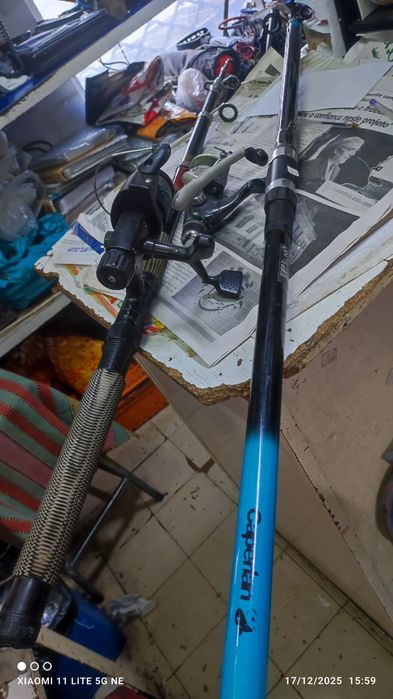 2 canas de pesca cada  20€ ,estado novo completas.