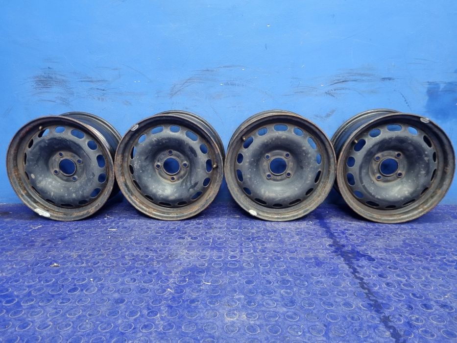 KOMPLET Felg Stalowych 15" 6,5J ET 27 4X108 Peugeot Citroen