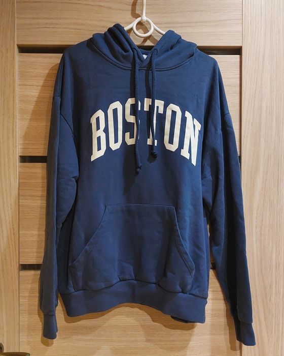Bluza granatowa oversizowa kangurka Pull&Bear rozm S