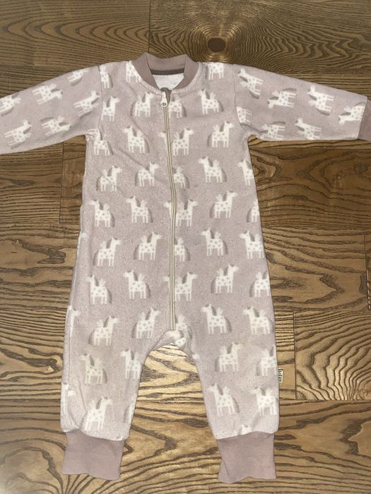 Теплий флісовий ромпер