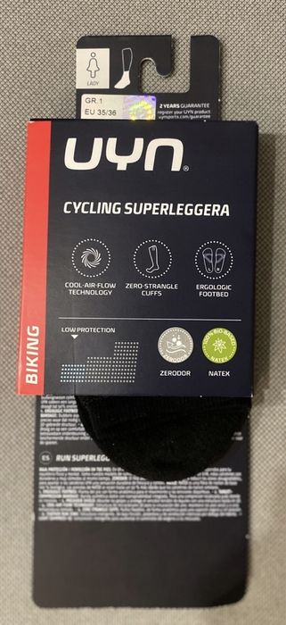 Skarpety damskie Cycling Superleggera UYN Biking