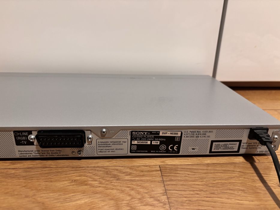 Leitor CD/DVD - Sony DVP-NS355