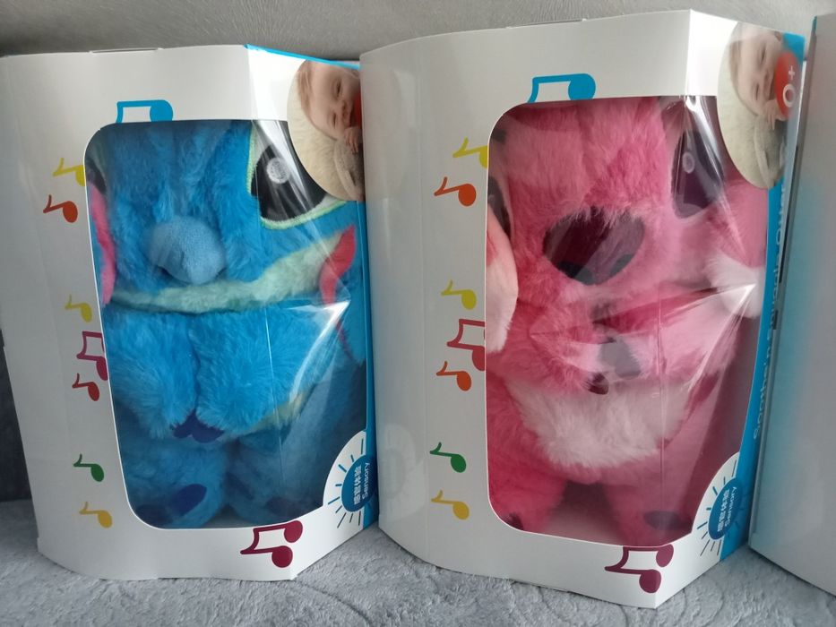 М'яка іграшка нічник дихаючий Стіч в подарунковій коробці