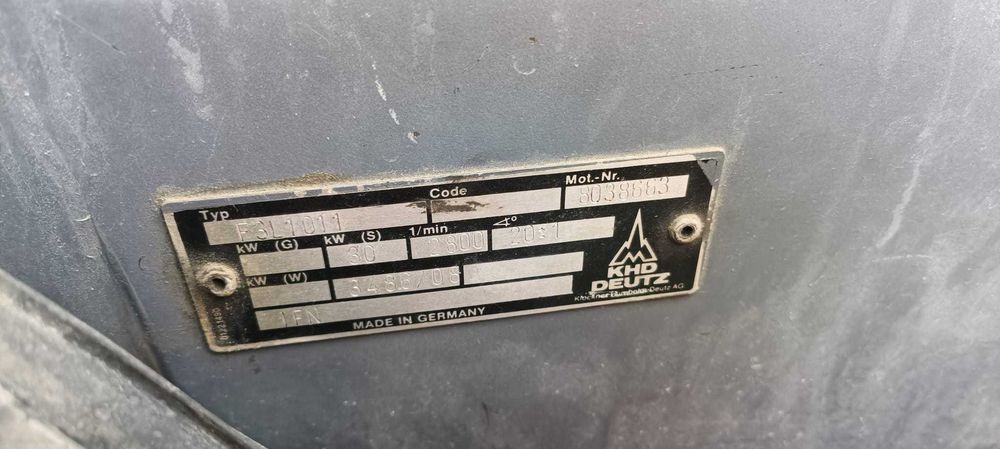 Kompresor spalinowy Ecoair F42 silnik Deutz F3L1011 30kw irmerelz 9674