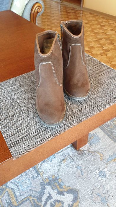 Botki damskie na obcasie - s.Oliver