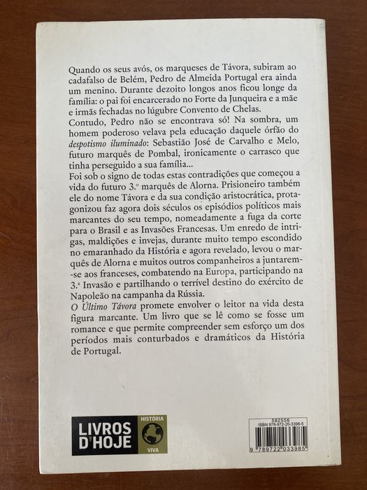 Livro O Último Távora de José Norton
