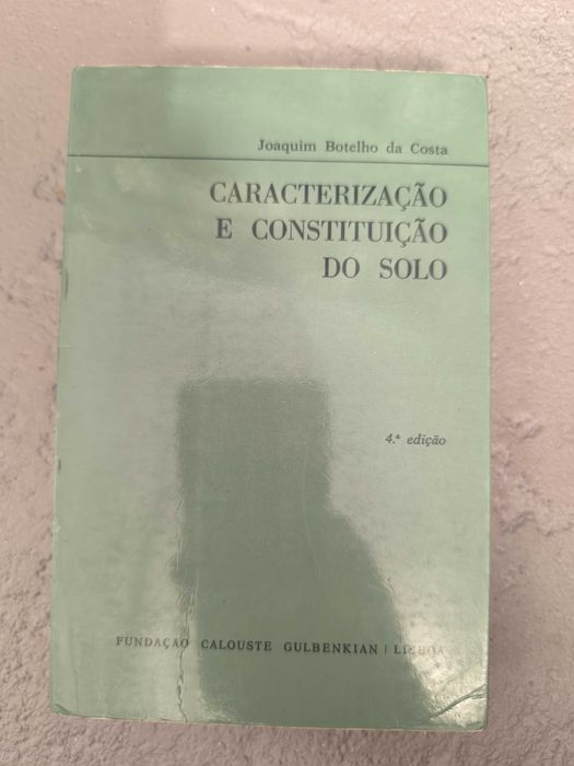 J. B. da Costa – Caracterização e Constituição do Solo
