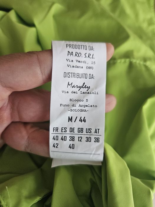 Niebieski zielony trencz płaszcz Maryley dwustronny