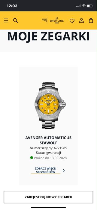 Zegarek Breitling Avanger Seawolf