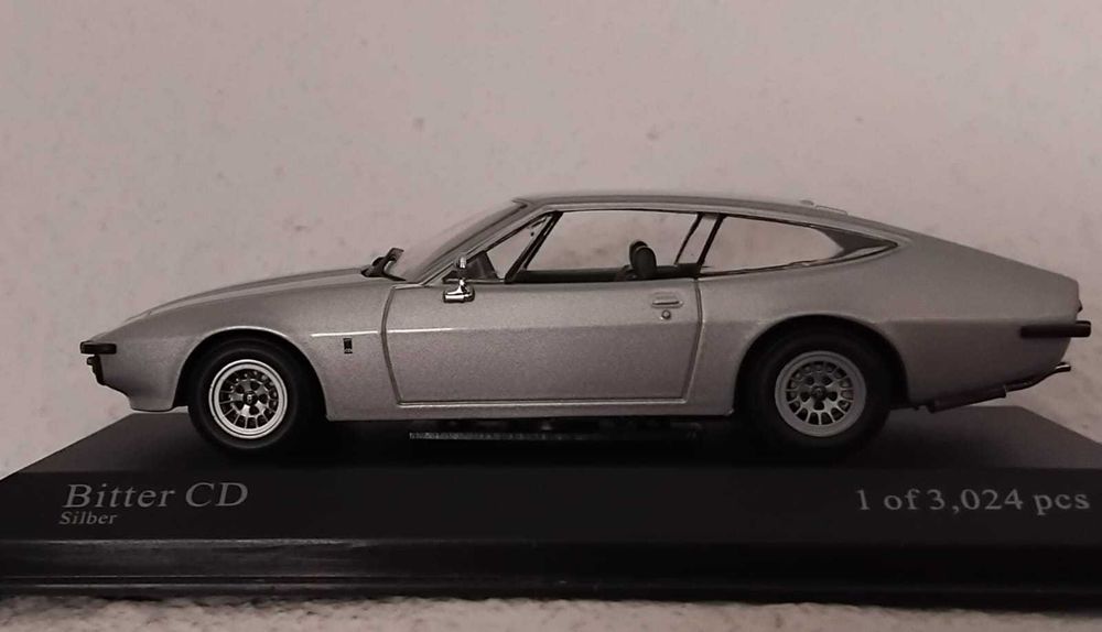 Bitter CD (1974-77). Minichamps. 1:43. Vendo miniatura da minha coleção.