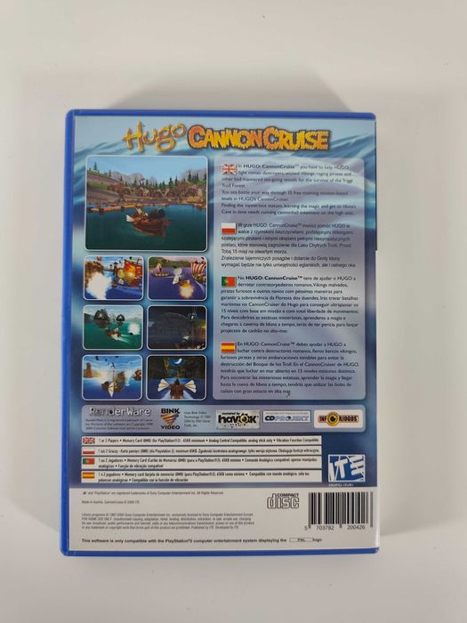 Hugo Cannon Cruise Playstation 2 PS2