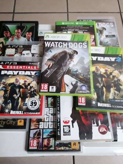 GTA V GTA IV Sleeping Dogs Watchdogs Payday 2 The God Father ps3 xbox