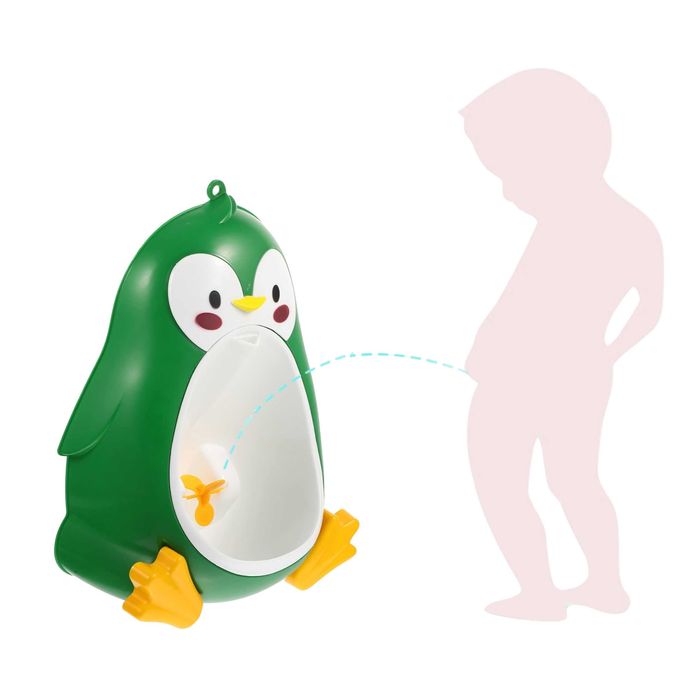 PISUAR Nocnik Dla Dzieci Chłopca Na Ścianę PINGWINEK TOALETA