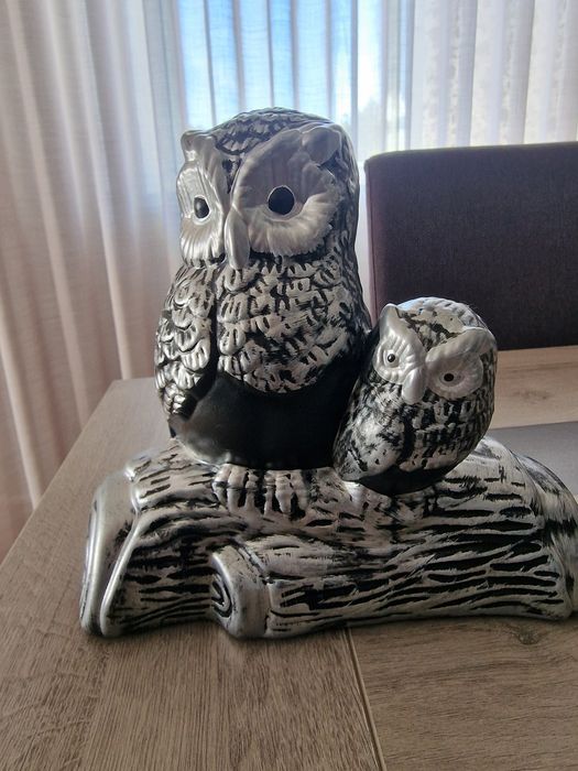 Figuras de decoração em barro pintado