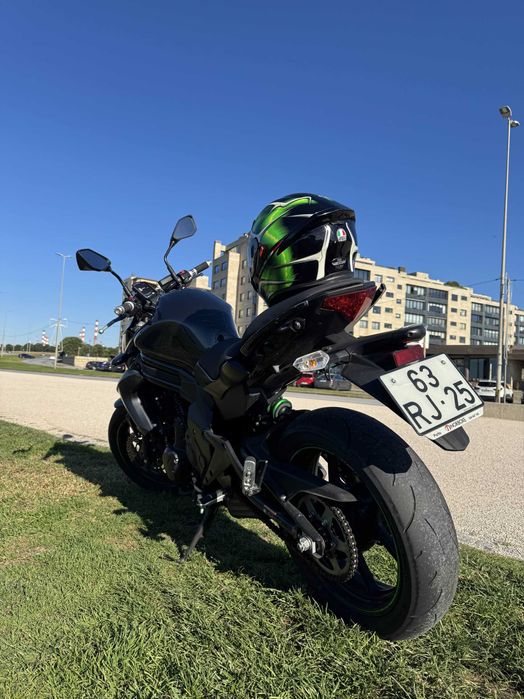 Kawasaki ER6N (650cc) como Nova, Ano 2016! Capacete AGV K5 de Oferta!