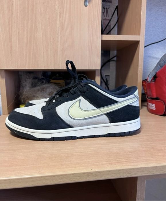 Nike Dunk Low розмір 44,5 темно-синій з білим та жовтим