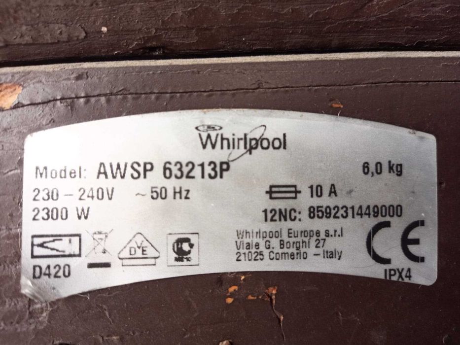 Silnik do pralki Whirpool AWSP 63213P