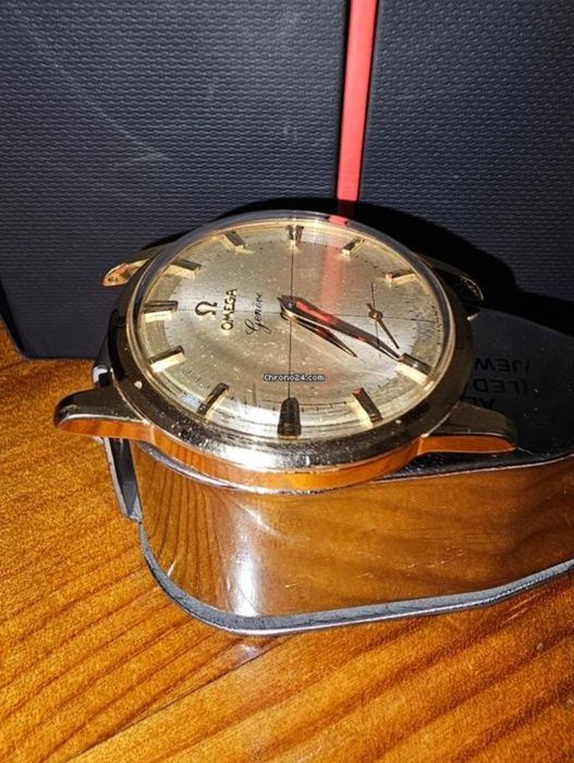 Omega Genève Plaqué Or G20 Microns 18k  35 x 42 mm