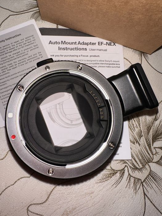Новий! Адаптер електронний Commlite Canon EF до Sony Nex/E mount з AF