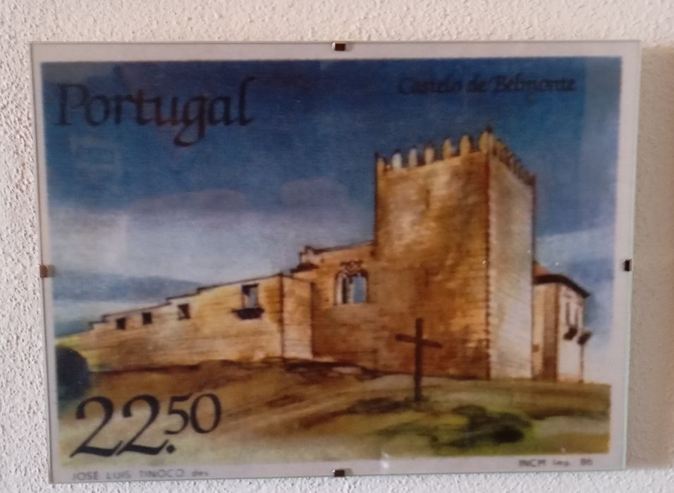 Quadro com desenho de castelos