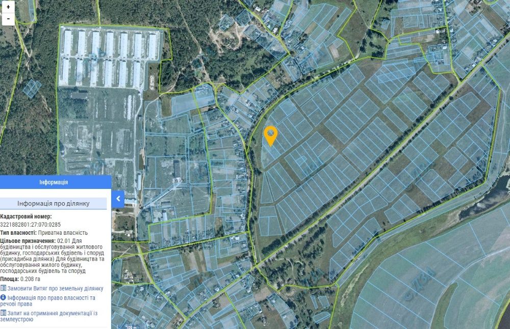 Продам земельну ділянку в с.Жукин, ур-ще «Поле»