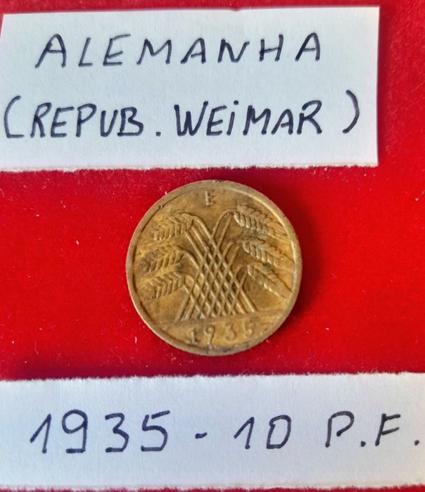 Moedas Alemanha épocas diferentes