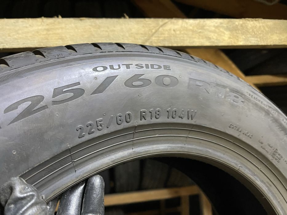 Шини літо 225/60R18 PIRELLI Cinturato P7 21рік 2шт супер стан
