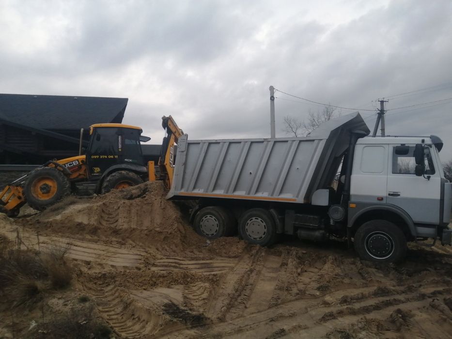 Оренда Ірпінь Буча Ворзель JCB трактора, самосвала, крана маніпулятора