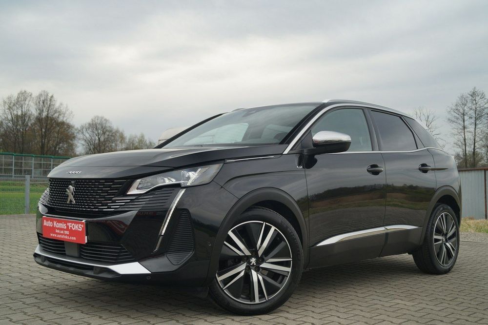 Peugeot 3008 GT 2,0 177 km Lift Panorama pół skóra masaże kamera navi el. klapa