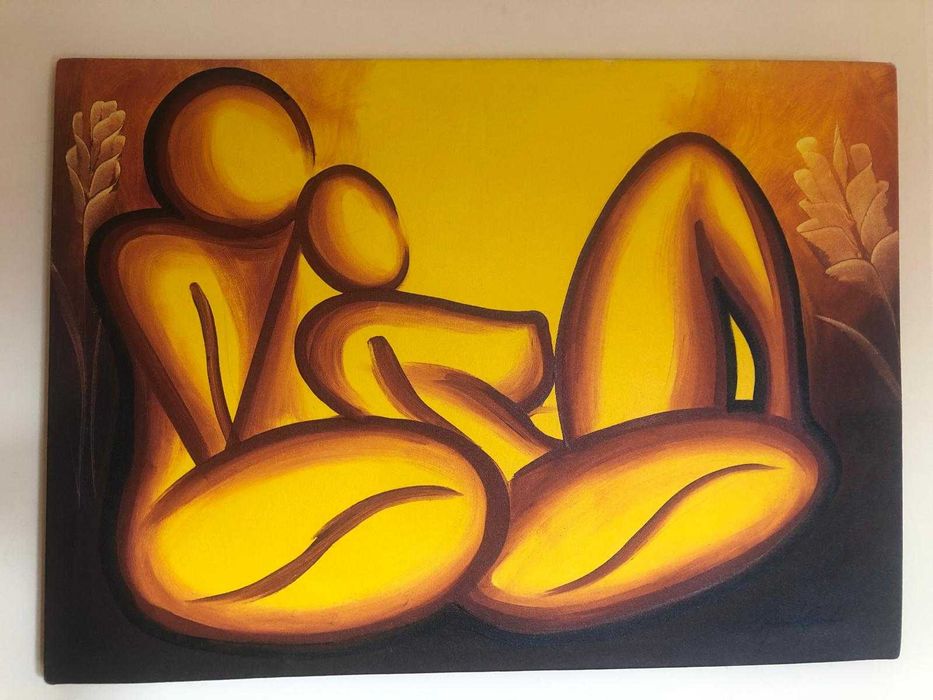 Tela pintada 61 x 85 cm