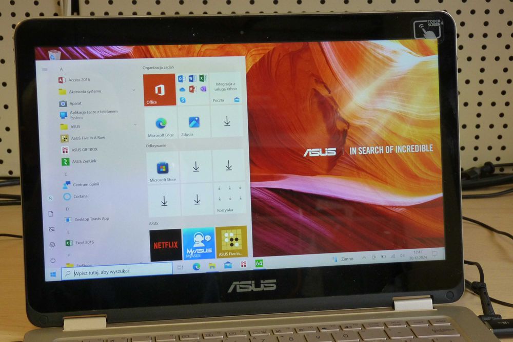 Matryca Dotyk Digitizer Asus UX360C UX360CA 13NB0BA1P02012 Inne Części