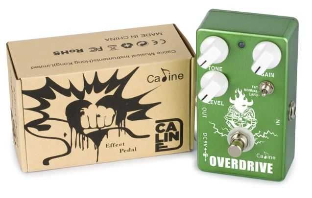 Pedal Overdrive Distorção Caline (novo)