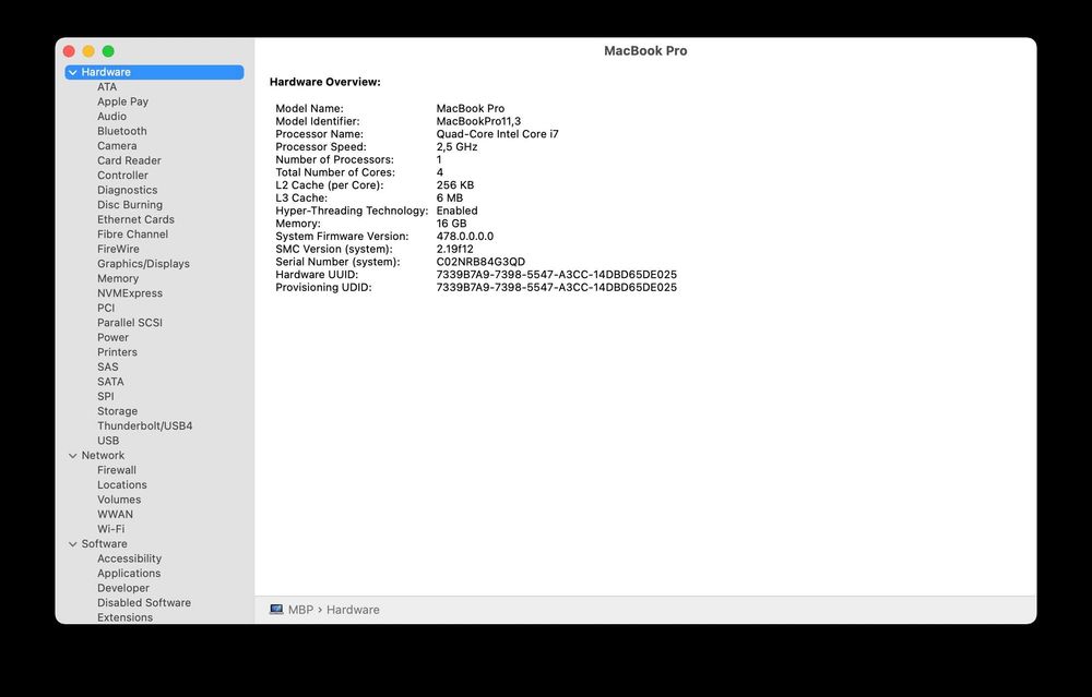 MacBook Pro 15" Retina (Mid 2014) – i7 / 16 GB / 512 GB SSD / GT 750M